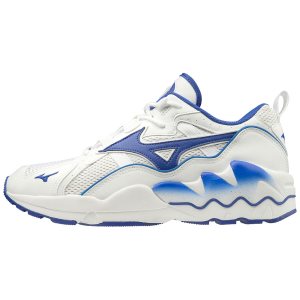 Mizuno Wave Rider 1 Mens Sneakers Canada - White/Blue